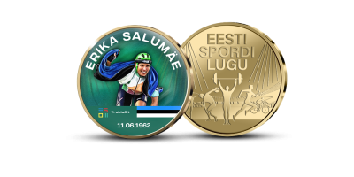 Kollektsioon „Eesti Spordi Lugu”, esimene medal „Erika Salumäe”